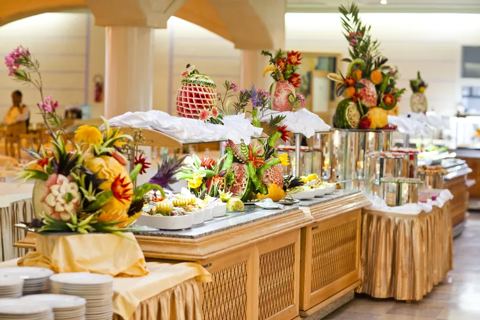 Buffet restaurant at a Tunisia all inclusive hotel