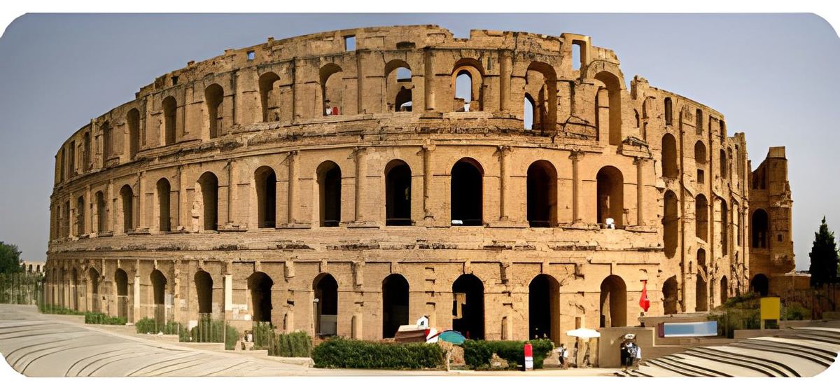 El Jem Roman amphitheatre, Tunisia